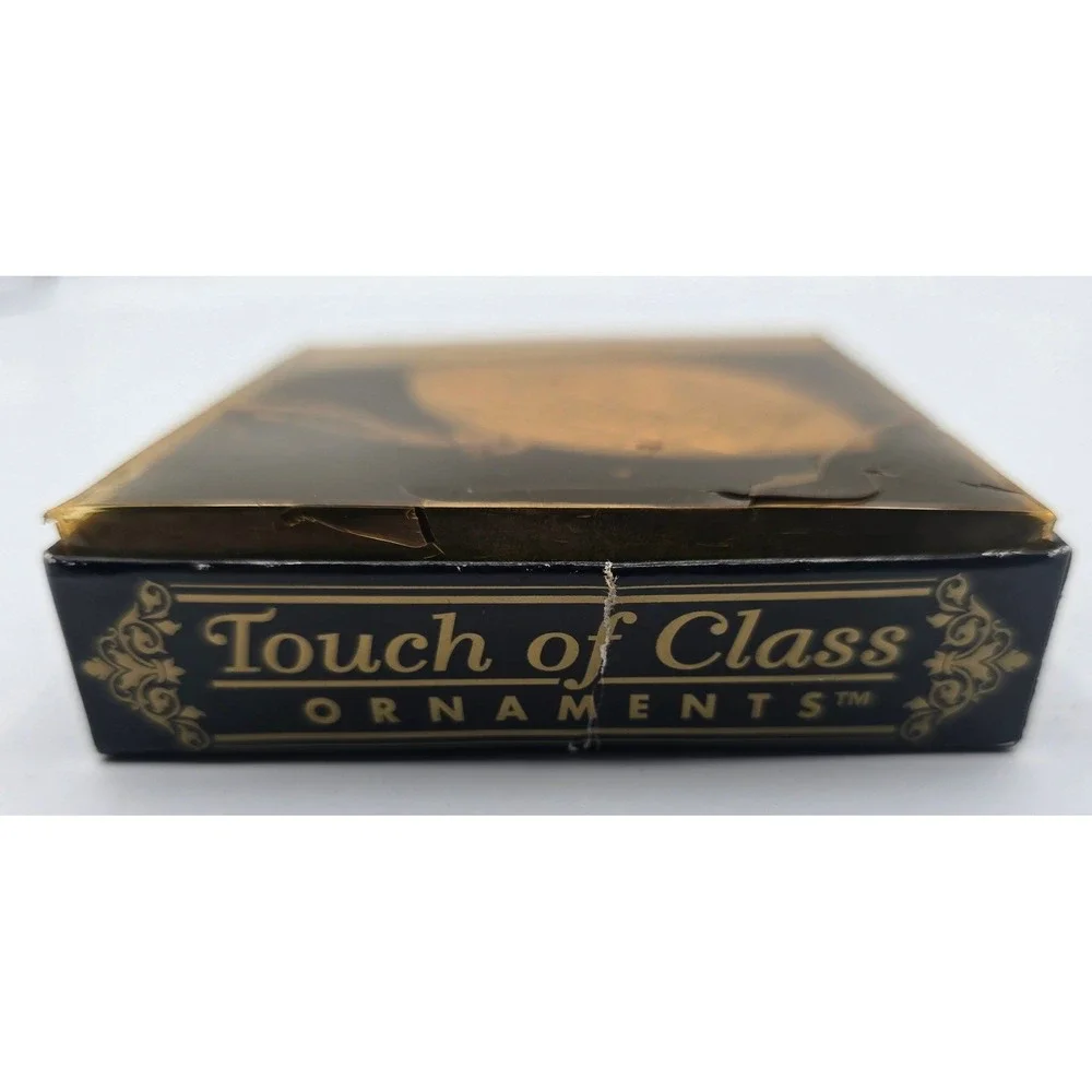 Oakland Raiders Topperscot 22KT Gold Finish Football Ornament Vintage NFL Boxed